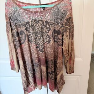 Elegant Paisley Women's Top